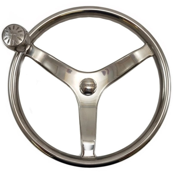 Steering Wheel 13.5 inch with 1/2 inch Welded Nut | Lewmar 89700822 - macomb-marine-parts.myshopify.com
