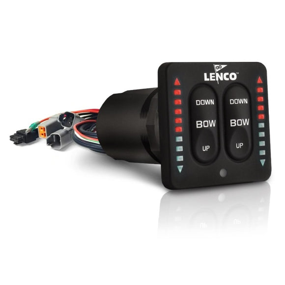 LED Integrated Trim Tab Switch Kit | Lenco 15170-001 - macomb-marine-parts.myshopify.com