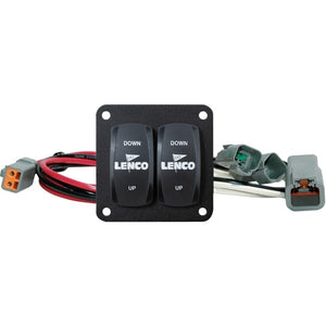 Double Rocker Trim Tab Switch Kit | Lenco Marine 10222-211D - macomb-marine-parts.myshopify.com