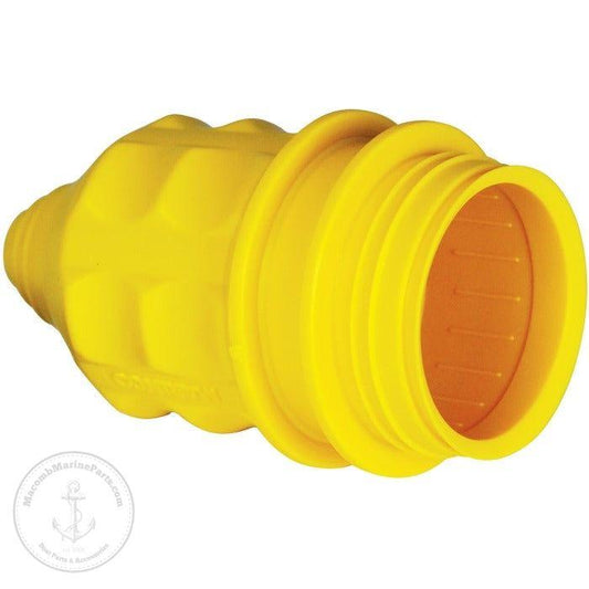 Weatherproof Cord End Cover 30 Amp Yellow | Marinco 102N