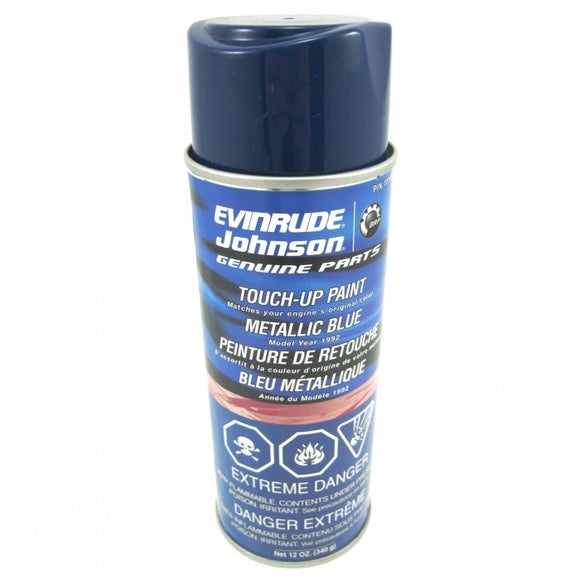 Evinrude Metallic Blue Spray Paint |  BRP 777175 - macomb-marine-parts.myshopify.com
