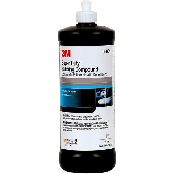 3M 05954 Super Duty Rubbing Compound - 1 qt.