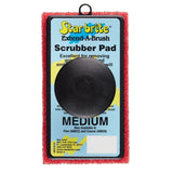 Medium Scrubber Pad with Removable Hand Grip - Red | Star Brite 040021P - macomb-marine-parts.myshopify.com
