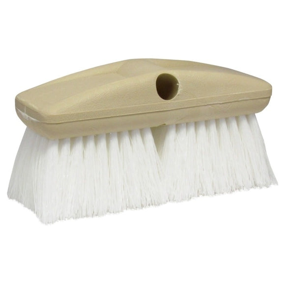 Coarse White Bristle Scrub Brush - 8 in. | Star Brite 040010 - macomb-marine-parts.myshopify.com