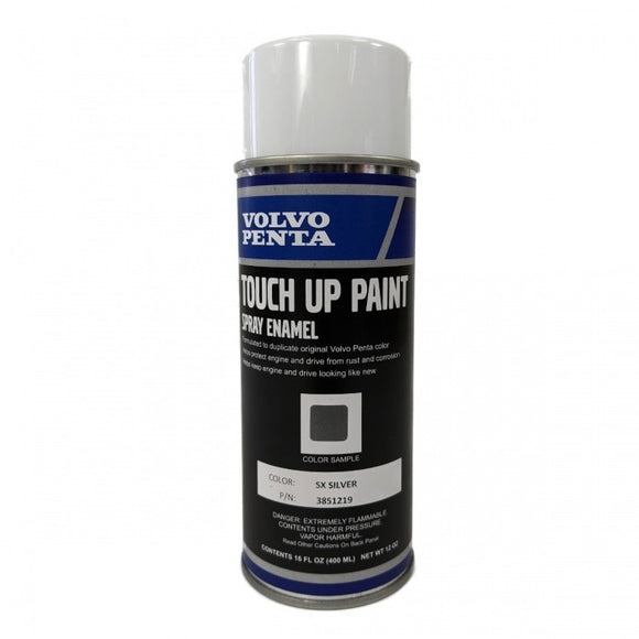 Metallic Silver Spray Paint | Volvo Penta 3851219 - macomb-marine-parts.myshopify.com
