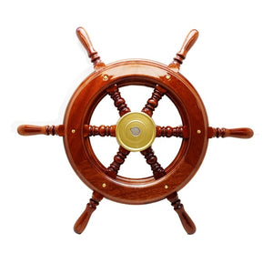 22 1/2 in. Mahogany Steering Wheel | Vetus KC52 - macomb-marine-parts.myshopify.com