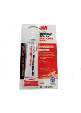 White 5200 Marine Adhesive Sealant Fast Cure - 3 oz. | 3M 05220 - macomb-marine-parts.myshopify.com
