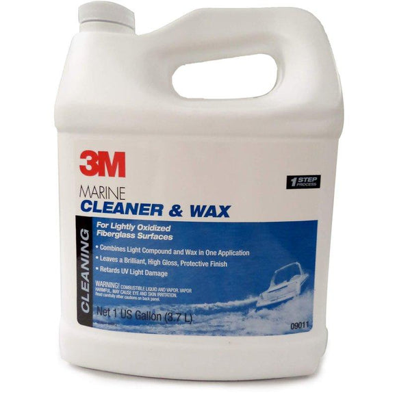 3M Marine Fiberglass Cleaner Wax Gallon 09011
