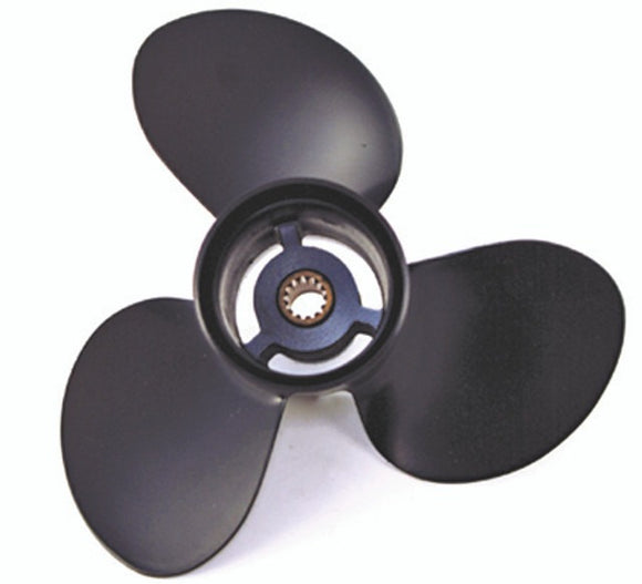 Black Diamond 9 1/4R10 RH 3 Blade Propeller | QuickSilver QA2270R - macomb-marine-parts.myshopify.com