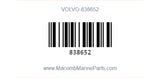 Volvo Gasket 838652 - macomb-marine-parts.myshopify.com