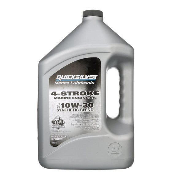 1 Gallon 10W-30 4-Stroke Synthetic Oil | Quicksilver 92-8M0142146