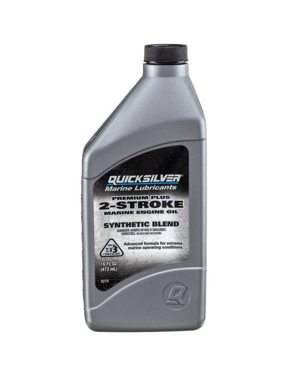 Premium Plus Synthetic 2-Cycle Oil-16oz | QuickSilver 858025Q01
