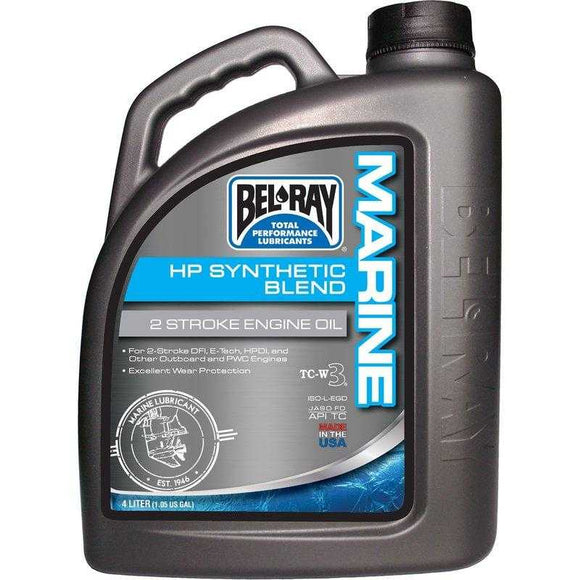 Bel-Ray 4 Liter HP Synthetic Blend 2-Stroke Engine Oil 99721-BT4 - MacombMarineParts.com