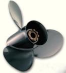 14 X 11 Black Diamond 3 Blade RH Propeller Double Cup | Quicksilver QA2830X