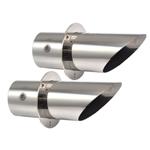 3 in. Angle Cut Exhaust Tips Without Flapper | Corsa Performance 11200 - MacombMarineParts.com