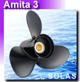 Solas Amita 3 Alum RH Prop 19.5Dx13P 1611-195-13