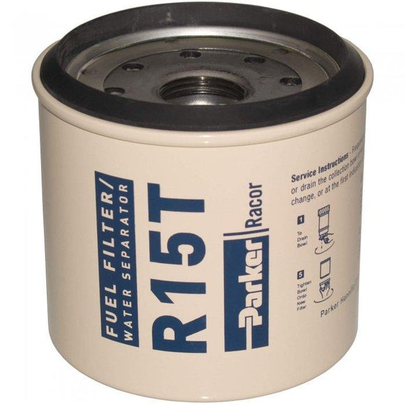 10 Micron Diesel Fuel Filter Element | Racor R15T - MacombMarineParts.com