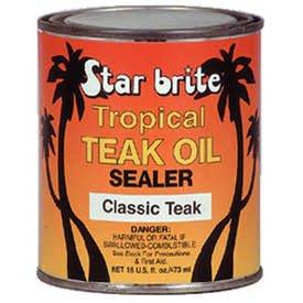 StarBrite Tropical Teak Oil Sealer Light 32 Oz 88032