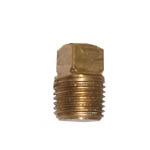 Barr 1/8 Brass Plug (Square Head) 50-090-001