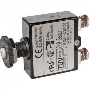 Blue Sea Circuit Breaker Push Button 40 Amp 2137 - MacombMarineParts.com