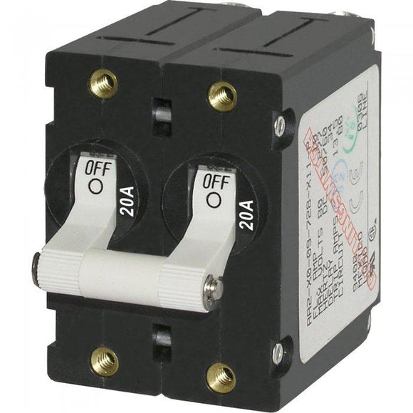 Blue Sea 20 Amp Ac/Dc Magnetic Circuit Breaker 7260 - MacombMarineParts.com