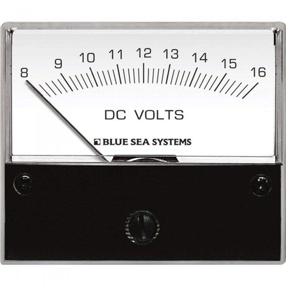 Blue Sea  8-16 Dc Analog Voltmeter 8003 - MacombMarineParts.com