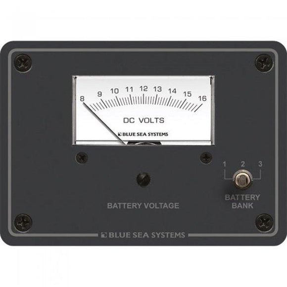 Blue Sea DC Analog Voltmeter Panel 8015