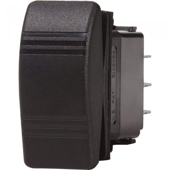 Blue Sea (On)-Off-(On) Water Resistant Black Contura Switch 8285 - MacombMarineParts.com