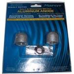 Mercruiser Button Aluminum Anode Kit | Martyr CM55989KITA - MacombMarineParts.com