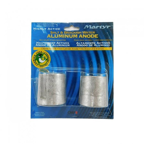Mercruiser Aluminum Trim Cylinder Anode Kit | Martyr CM806190KITA - MacombMarineParts.com