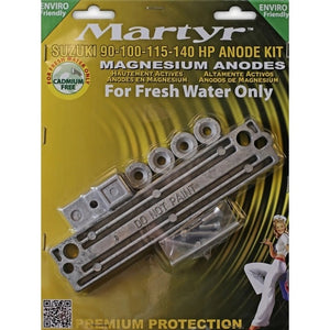 Anodes Kit Magnesium Suzuki 90-100-115-140HP | Martyr CMSZ90140KITM - macomb-marine-parts.myshopify.com