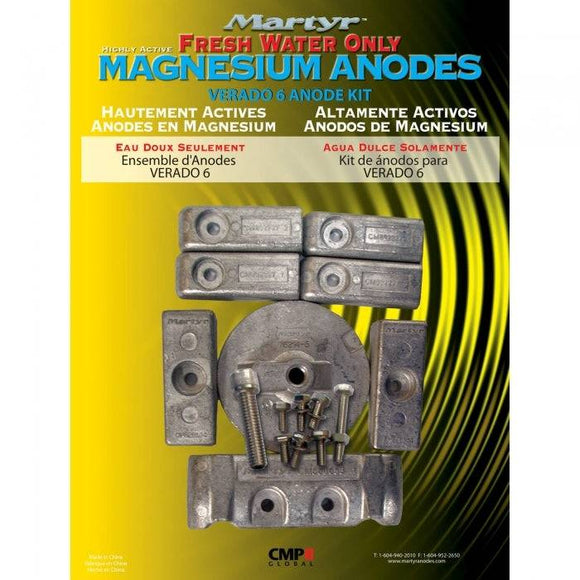 Mercury Verado 6 Magnesium Anode Kit | Canada Metals CMVERADO6KITM