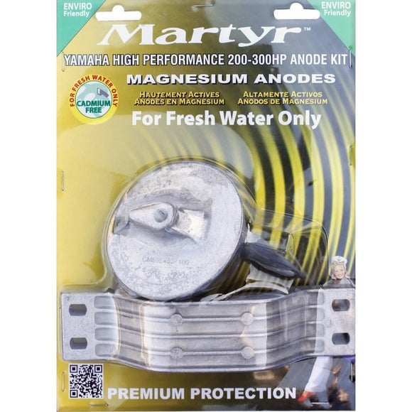 Magnesium Anode Kit Yamaha 200-300 HP Outboard  | Martyr CMYHP200300KITM - macomb-marine-parts.myshopify.com