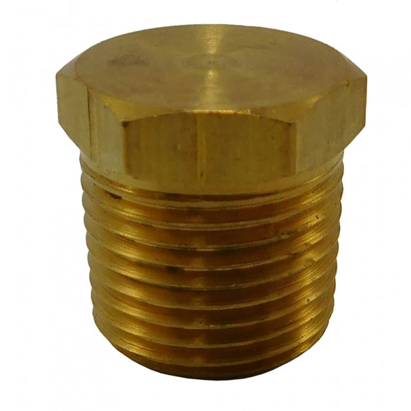 Pipe Plug, Hx Hd Brass 3/8 | Crusader RS3557