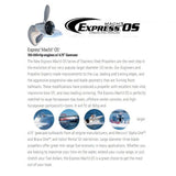 Express OS 3 Blade Propeller - 15.6 x 27P LH | Turning Point 31512720