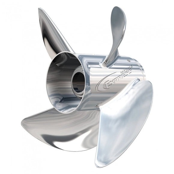 Express 4 Blade Stainless Steel Propeller Housing - 13.5 in. x 15 Pitch LH | Turning Point Propellers 31431540