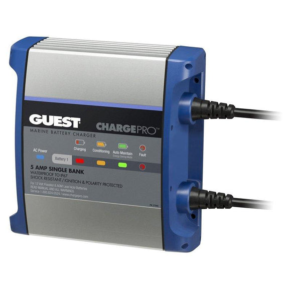 Guest 12 Volt 5 Amp Charge Pro Marine Battery Charger 2708A - MacombMarineParts.com