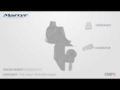 Volvo Penta SX-A/DPS Magnesium Anode Kit | Martyr CMSXAKITM