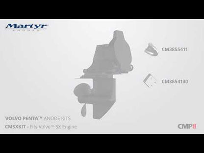 Volvo Penta SX Aluminum Anode Kit | Martyr CMSXKITA