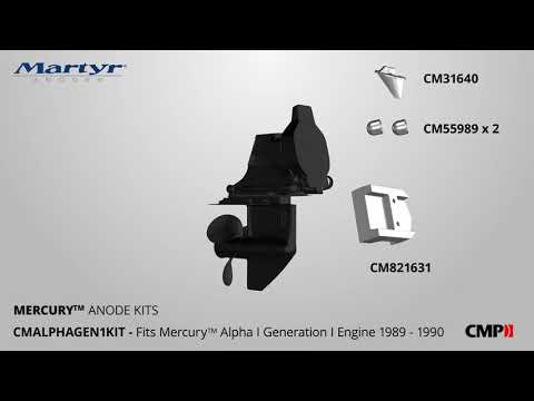 Mercruiser Alpha I Magnesium Anode Kit | Martyr CMALPHAGEN1KITM