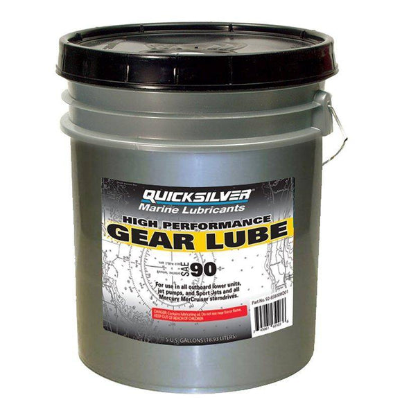 5 Gallon Gear Lube | QuickSilver 92-858008Q01 - MacombMarineParts.com