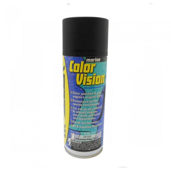 Moeller Color Vision Neptune Flat Black Paint 025102 - MacombMarineParts.com