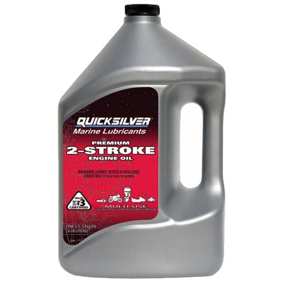 1 Gallon 2-Stroke Premium TCW3 Oil | Quicksilver 92-858022Q01