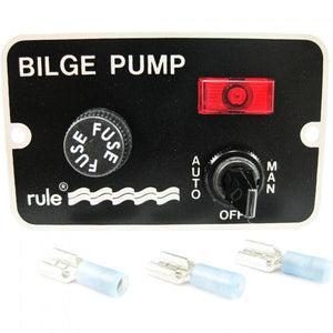3-Way Lighted Bilge Switch Panel | Rule 41 - MacombMarineParts.com