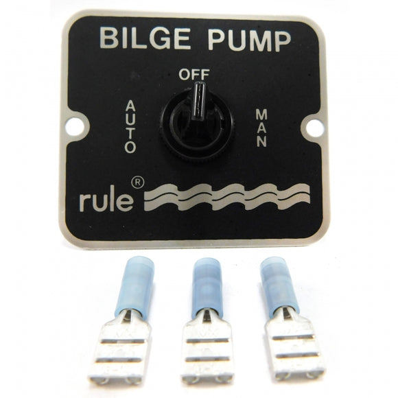 3-Way Toggle Switch Bilge Panel | Rule 45