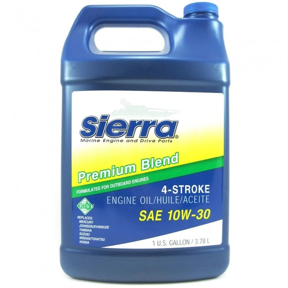 Premium Blend 10W-30 4-Stroke Oil Gallon | Sierra 18-9420-3 - macomb-marine-parts.myshopify.com