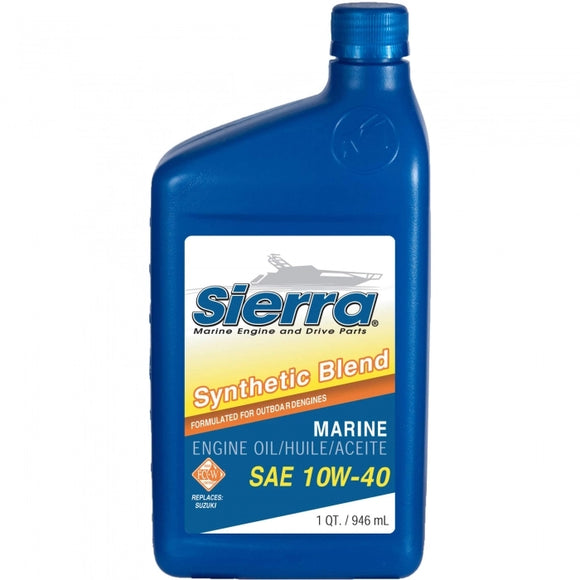 1 Quart 10W-40 FC-W Semi-Synthetic Marine Oil | Sierra 18-9551-2