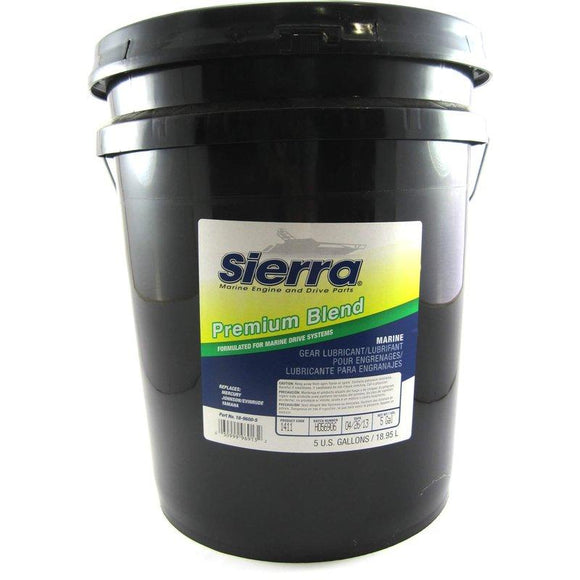 Sierra Premium Lower Unit Gear Lube 5 Gallon 18-9600-5