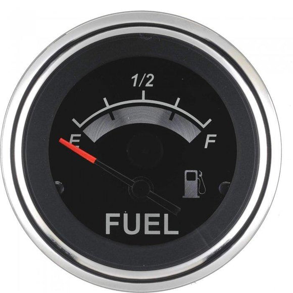 Sierra Black Sterling Fuel Gauge 67021P