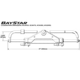 Baystar Outboard Hydraulic Steering Cylinder - Short Plate | Seastar HC4648-3 - macomb-marine-parts.myshopify.com
